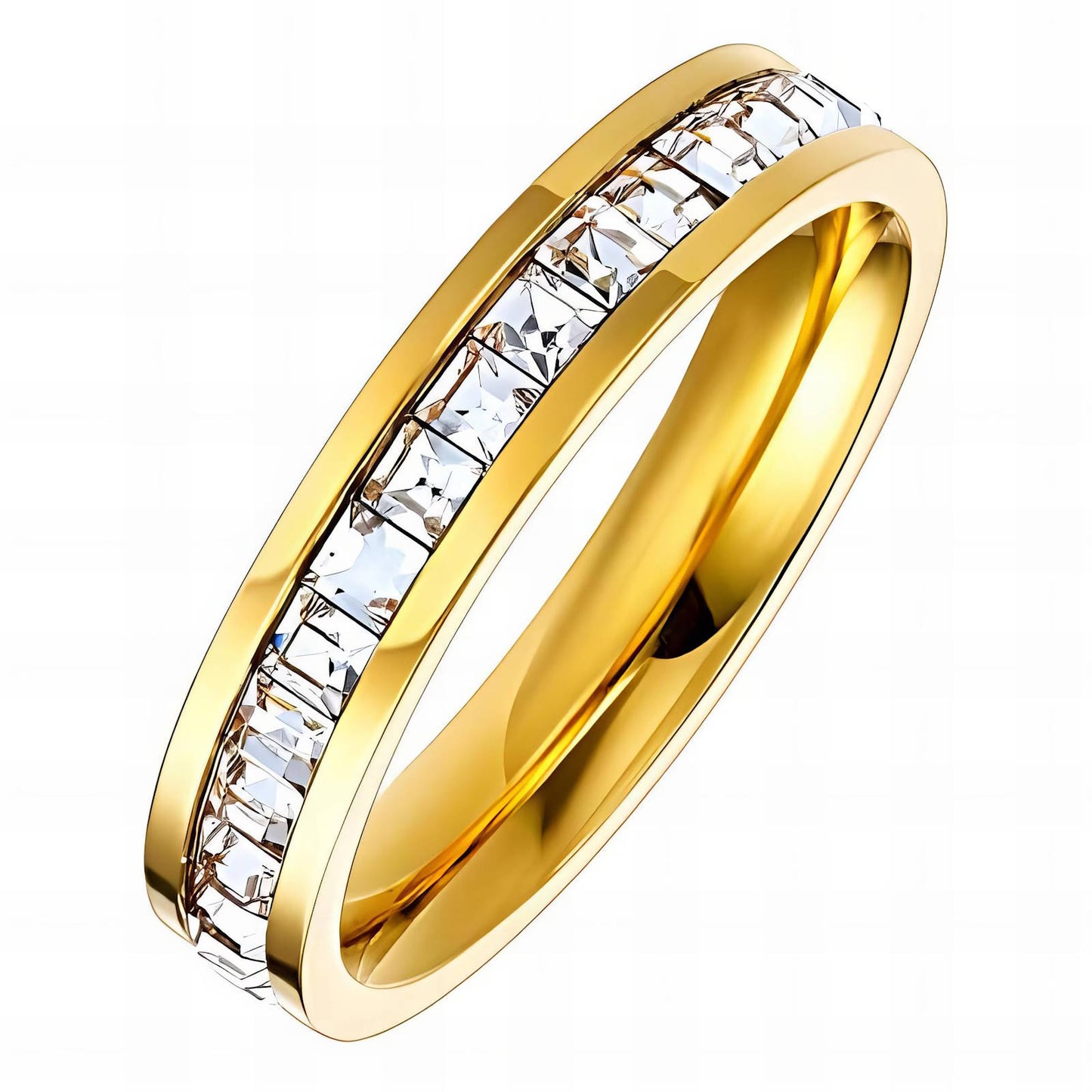 18K Gold Plated "Eternal Sparkle" Ring