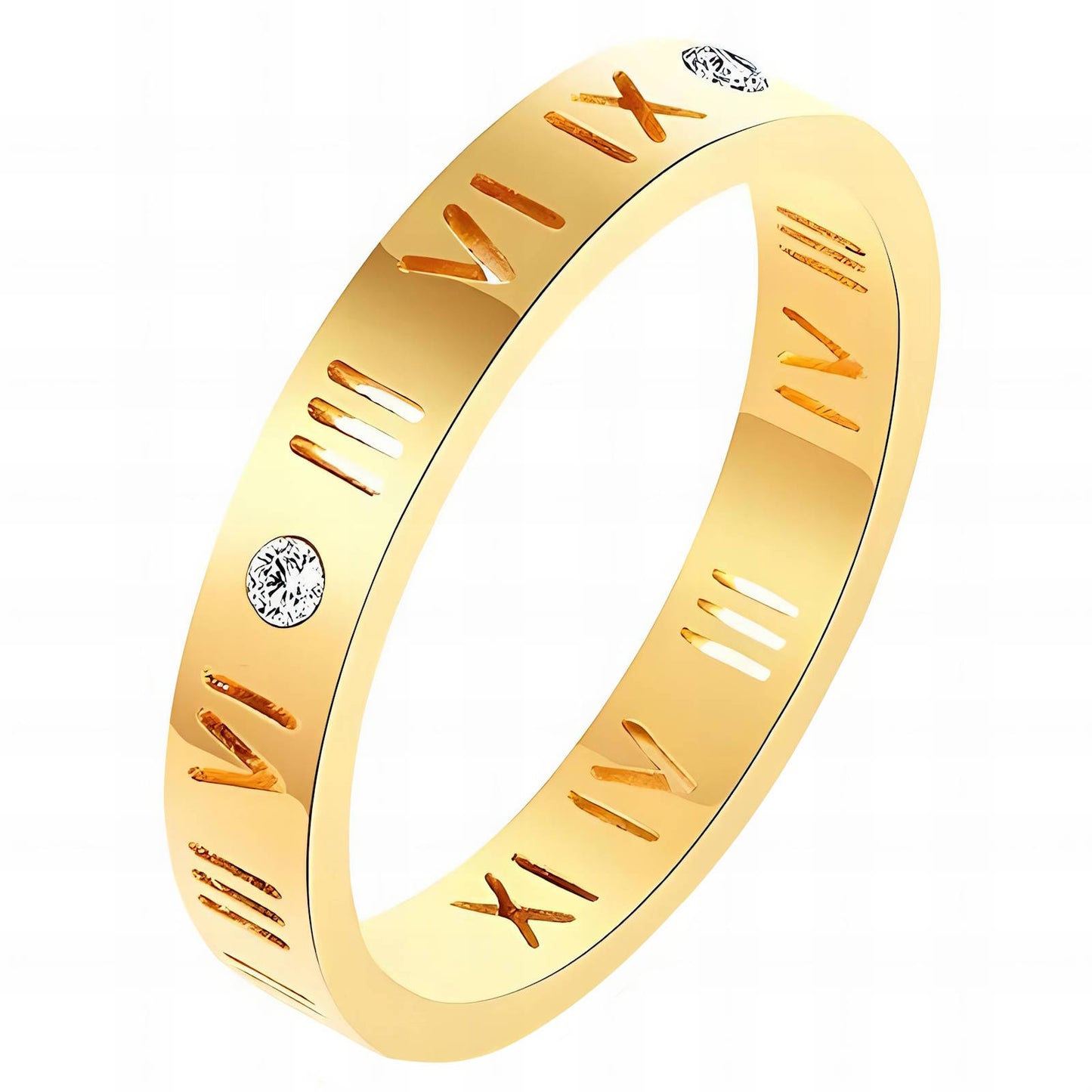18K Gold Plated "Roman" Ring