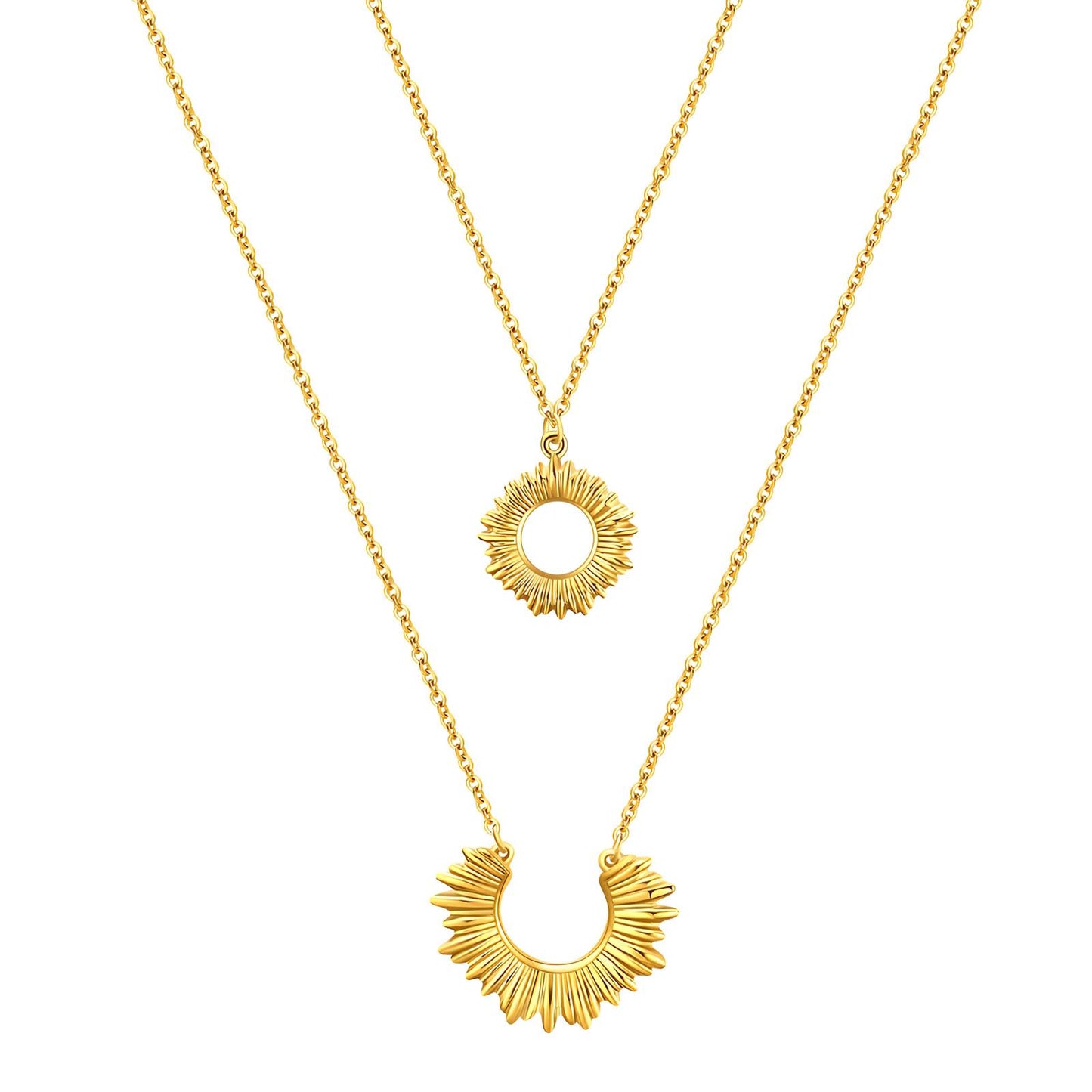 18K Gold Plated "Halo" Necklace
