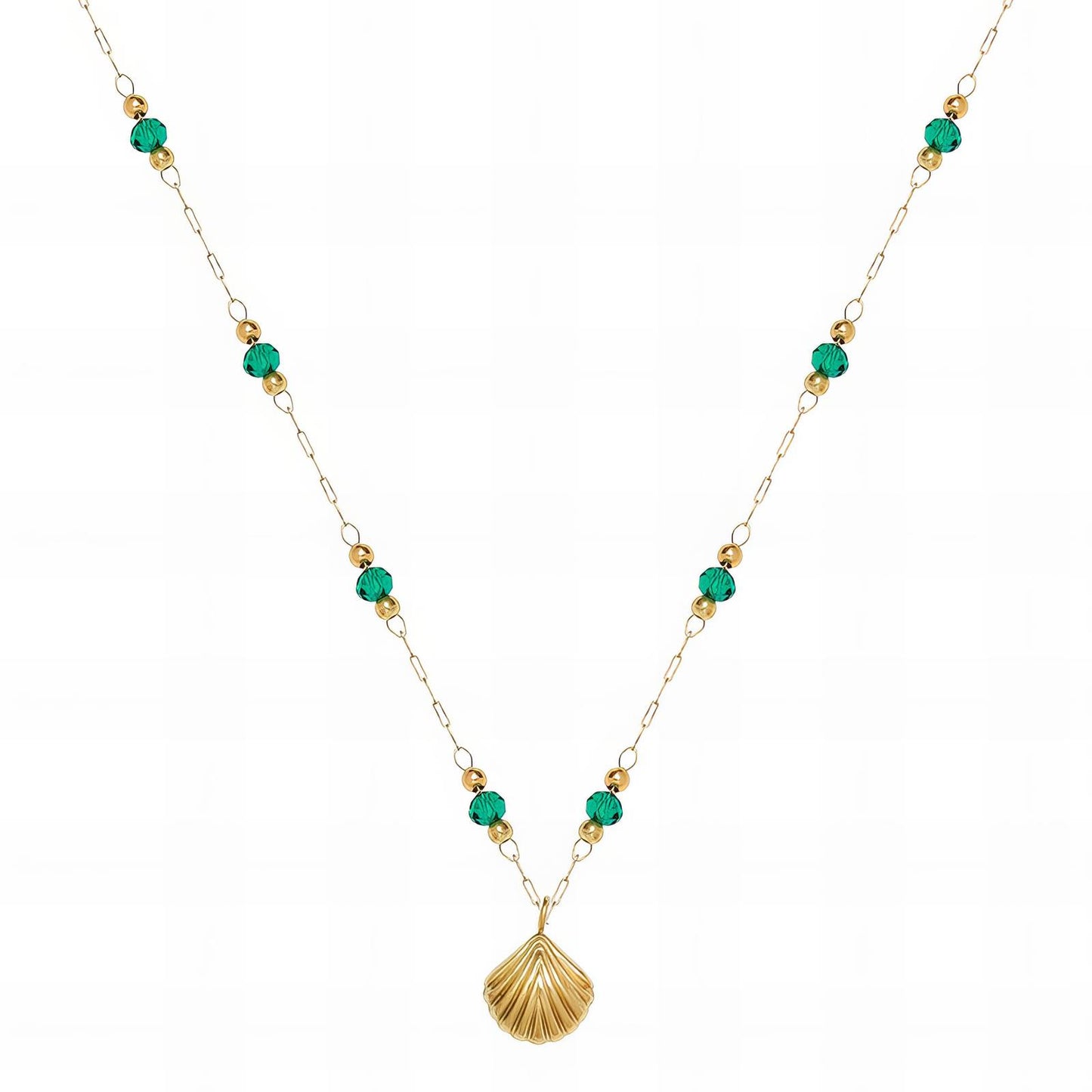 18K Gold Plated "Seashell" Necklace